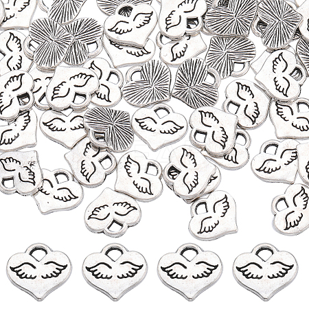 100Pcs Tibetan Style Alloy Charms FIND-SC0006-36-1