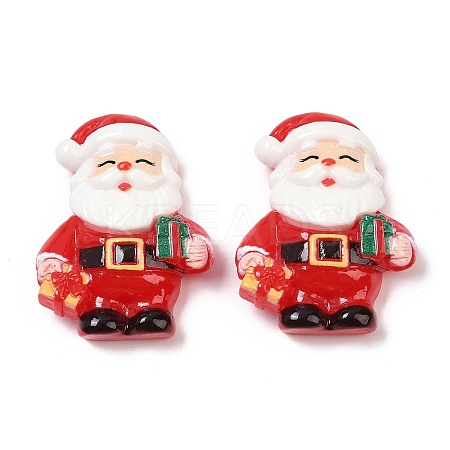 Christmas Opaque Resin Cabochons LS-CRES-Z015-01C-1