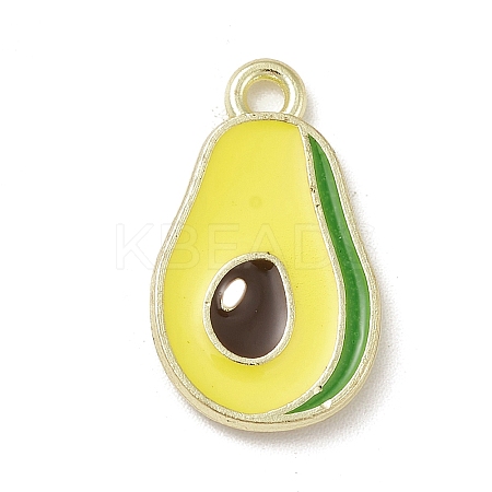 Alloy Enamel Pendants PALLOY-M199-01G-1