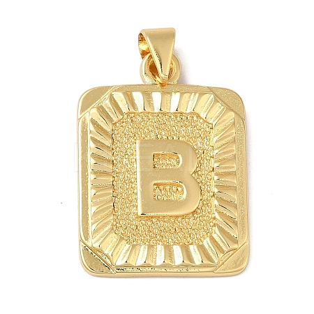 Rack Plating Brass Pendants KK-B092-42G-B-1