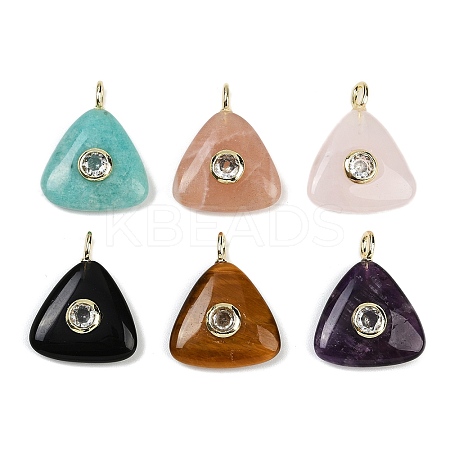 Natural Mixed Gemstone Pendants G-H322-03G-1