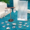 24Pcs 6 Styles Alloy Crystal Rhinestone Pendants FIND-TA0006-20P-8