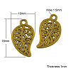 Tibetan Style Alloy Pendants X-TIBEP-20336-AG-RS-1