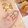 80Pcs 4 Style 201 Stainless Steel Stud Earring Findings EJEW-BBC0001-07-3
