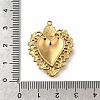 304 Stainless Steel Pendants STAS-V006-03G-01-3