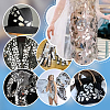 Triangle/Polygon/Rectangle/Horse Eye/Rhombus Acrylic Connector Charms MACR-PH0001-85A-6