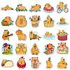 Cartoon Capybara Waterproof PVC Plastic Sticker Labels STIC-PW0006-16-2