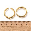 Brass Pave Clear Cubic Zirconia Open Cuff Ring Settings KK-K398-11G-3
