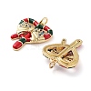Christmas Theme Rack Plating Brass Pendants KK-M280-11F-G-2
