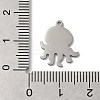 Non-Tarnish 201 Stainless Steel Pendants LS-STAS-E206-04P-01-3