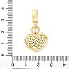 Brass Micro Pave Clear Cubic Zirconia Pendants KK-S510-31G-06-3