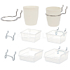 15 Sets 3 Styles 201 Stainless Steel & Iron Hook Hangers AJEW-FG0004-61-1