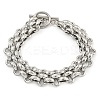 Tarnish Resistant 304 Stainless Steel Link Chain Bracelets BJEW-P315-01B-P-1