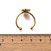 304 Stainless Steel Open Cuff Ring Components STAS-M057-01E-G-3