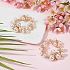 Plastic Imitation Pearl Shoe Decoration FIND-GF0004-99-4