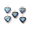 Dyed Synthetic Imperial Jasper Pendants G-P529-08G-05-1