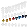 Plastic Paint Pots Strips CON-PH0001-84-1