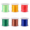 6 Rolls 6 Colors 10M Flat Elastic Crystal String EW-TA0001-04B-9