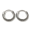 316 Surgical Stainless Steel Hoop Earrings EJEW-D096-19A-AS-1