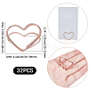 32Pcs Mini Iron Place Card Holders ODIS-SP0001-08RG-2