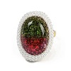 Brass Adjustable Rings RJEW-P128-04G-B-2