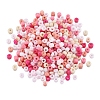 Opaque Glass Round Seed Beads GLAA-TAC0025-07A-04-1-1