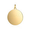 Ion Plating(IP) 304 Stainless Steel Pendants STAS-I311-33H-G-1