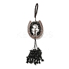 Natural Obsidian Chip Tree of Life Pendants Decoration G-F733-06H-1