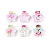 Printed Opaque Acrylic Beads SACR-T018-13M-2