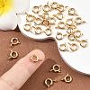 SHEGRACE Brass Spring Ring Clasps XGR0018G-47G-5