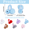 28Pcs 7 Colors Wool Felt Ball AJEW-SC0031-37C-2