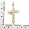 PVD Vacuum Plating 304 Stainless Steel Pendants STAS-Z080-07GP-3