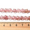 Natural Strawberry Quartz Beads Strands G-Z080-A19-8mm-5