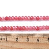 Dyed Natural Malaysia Jade Rondelle Beads Strands G-E316-2x4mm-62-2