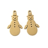 Christmas 201 Stainless Steel Pendants STAS-P428-01B-G-1