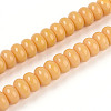 Opaque Solid Color Glass Beads Strands GLAA-ZX008-8mm-18Y-1
