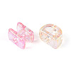 UV Plating Transparent Acrylic Beads PACR-T017-13M-3