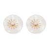 304 Stainless Steel ABS Imitation Pearl Stud Earrings for Women EJEW-M095-06G-02-2