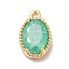 Glass Charms KK-M233-01G-D-1