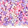 1000Pcs Frosted Opaque Acrylic Beads OACR-SP0001-32C-1