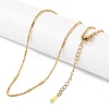 Ion Plating(IP) 201 Stainless Steel Chain Necklaces NJEW-P309-27G-2