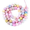 Anti-Tarnish Electroplate Glass Beads Strands EGLA-T021-10mm-15-14-2