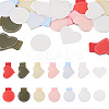 12Pcs 12 Colors Imitation Leather Self-adhesion Pen Holder AJEW-TA0002-60-1