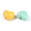 Baking Paint Opaque Acrylic Beads OACR-N142-02-2