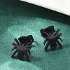 Halloween Spider 304 Stainless Steel Stud Earrings for Women LS-EJEW-B019-01EB-4