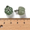 Natural Green Aventurine Pumpkin Charms G-K338-27P-06-3