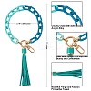 Chain Link Wristlet Keychain HJEW-SW00013-07-2