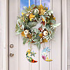 40 Bags 2 Styles Moon & Star Unfinished Blank Wooden Pendants Set for Painting Arts HJEW-CA0001-75-6