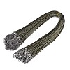 Waxed Cotton Cord Necklace Making LS-MAK-S034-020-1