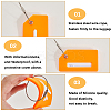 5Pcs 5 Colors Rectangle with Airplane Pattern Silicone Luggage Tag DIY-SP0002-77A-6